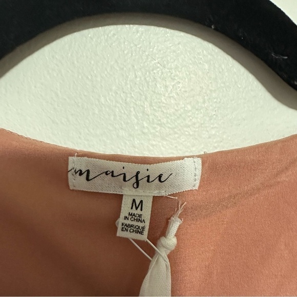 Maisie Satin Puff Sleeve Button Down Mini Dress - Picture 6 of 6